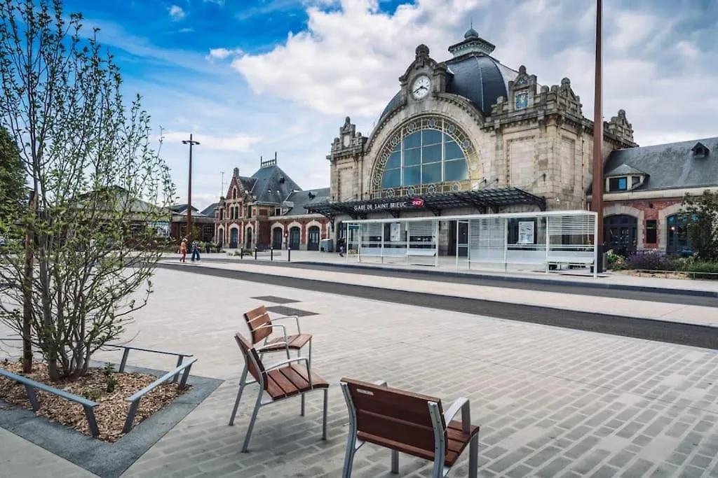 Appartement Cozy En Face De La Gare - Saint-Brieuc Francie